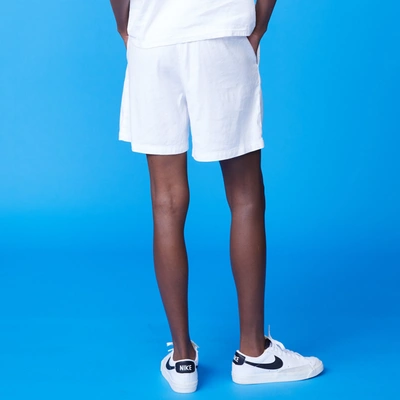 Monrow Archives Linen Pleated Shorts In White
