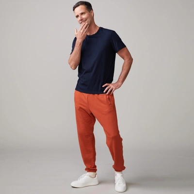 Monrow Lounge Sweats In Faded Rust