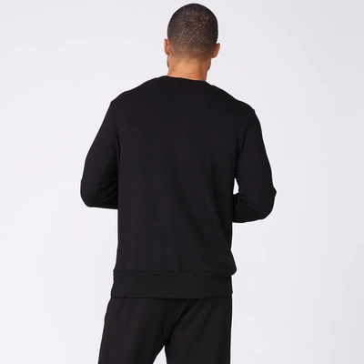 Monrow Lounge Sweatshirt In Black