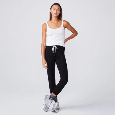 Monrow Narrow Rib Tank In White