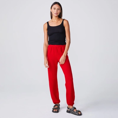 Monrow Basic Rib Tank In Black
