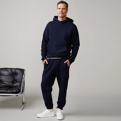 Monrow Oversized Hoody In Indigo