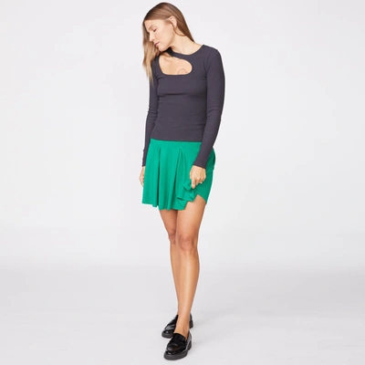 Monrow Archives Ponte Tennis Skirt In Leaf