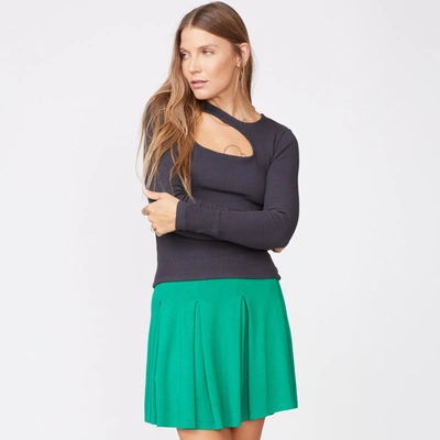 Monrow Archives Ponte Tennis Skirt In Leaf