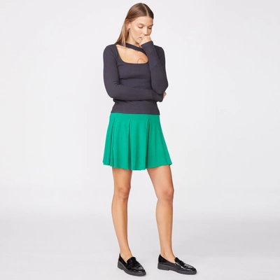 Monrow Archives Ponte Tennis Skirt In Leaf