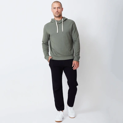 Monrow Pullover Hoody In Evergreen