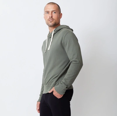 Monrow Pullover Hoody In Evergreen