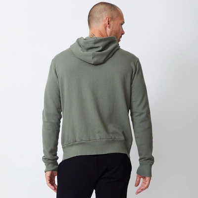 Monrow Pullover Hoody In Evergreen