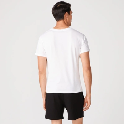 Monrow Relaxed Crew In White