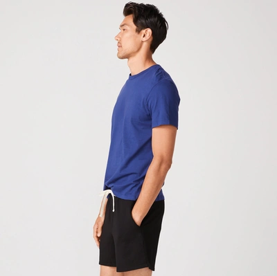 Monrow Relaxed Crewneck T-shirt In Navy Blue