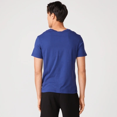 Monrow Relaxed Crewneck T-shirt In Navy Blue