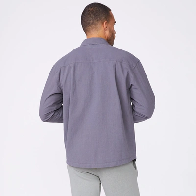 Monrow Shirt Jacket In Neptune