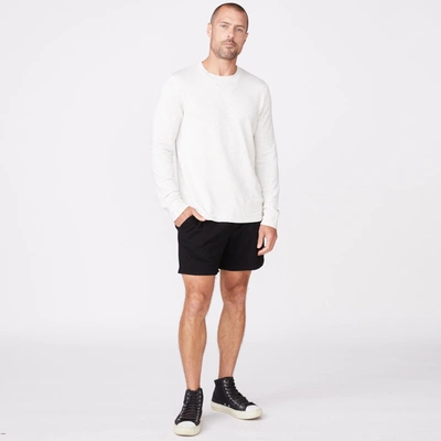 Monrow Supersoft Crew Neck Sweatshirt In Ash