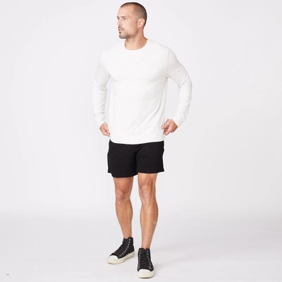 Monrow Supersoft Crew Neck Sweatshirt In Ash