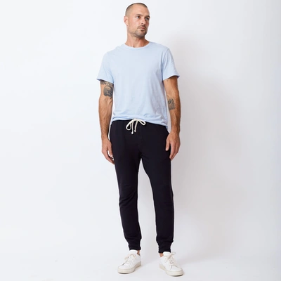 Monrow Supersoft Fleece Jogger In Faded Black