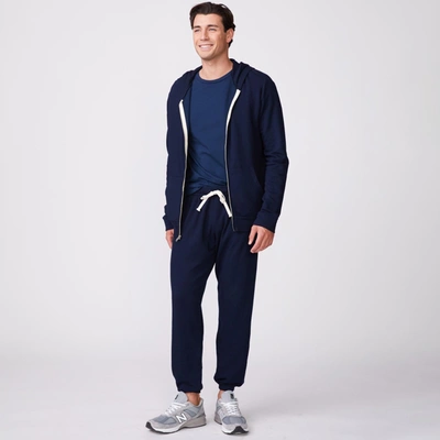 Monrow Supersoft Fleece Zip Up Hoody In Inca
