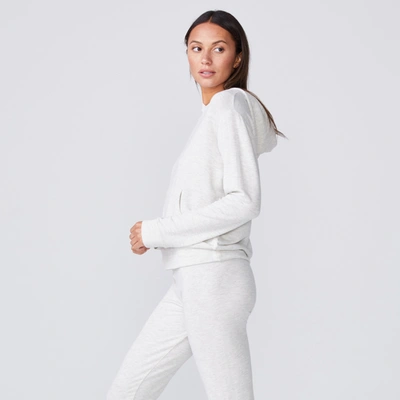 Monrow Supersoft Pullover Hoody In Ash