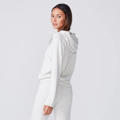 Monrow Supersoft Pullover Hoody In Ash