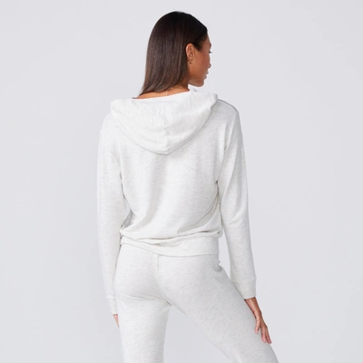 Monrow Supersoft Pullover Hoody In Ash