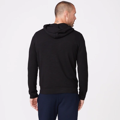 Monrow Supersoft Pullover Hoody In Black