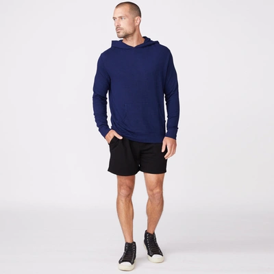 Monrow Supersoft Pullover Hoody In Navy
