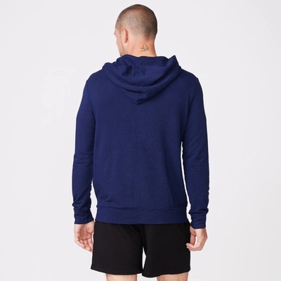 Monrow Supersoft Pullover Hoody In Navy