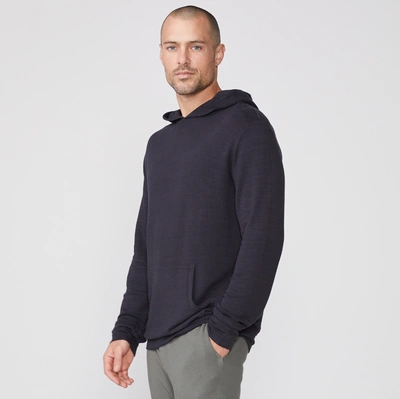 Monrow Supersoft Pullover Hoody In Faded Black