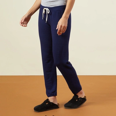Monrow Supersoft Vintage Sweats In Navy