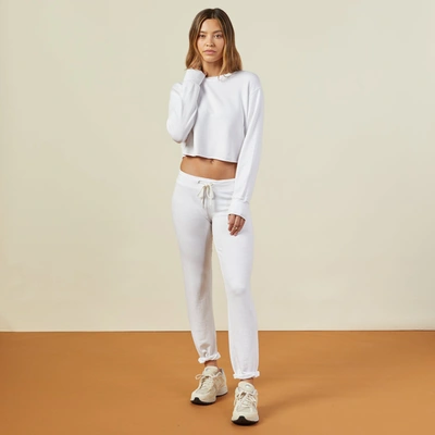 Shop Monrow Supersoft Vintage Sweats In White