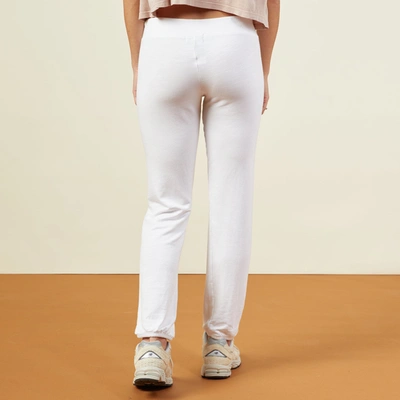 Monrow Supersoft Vintage Sweatpants In White