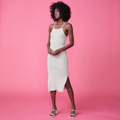 Monrow Archives Tank Maxi Sweater Dress In Buttercream