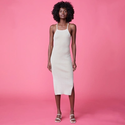 Monrow Archives Tank Maxi Sweater Dress In Buttercream