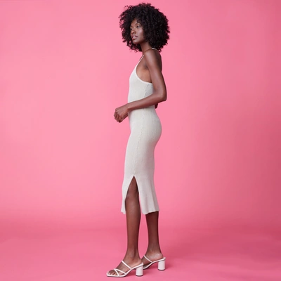 Monrow Archives Tank Maxi Sweater Dress In Buttercream