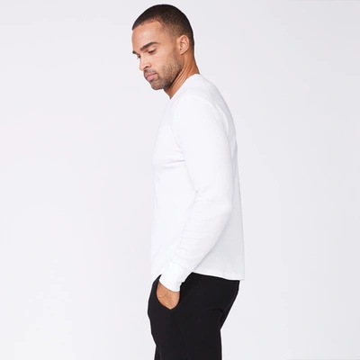 Monrow Thermal Henley In White
