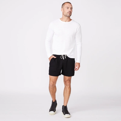 Monrow Thermal Long Sleeve Crew In White
