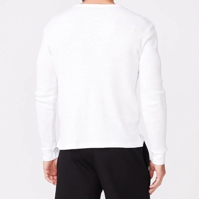 Monrow Thermal Long Sleeve Crew In White