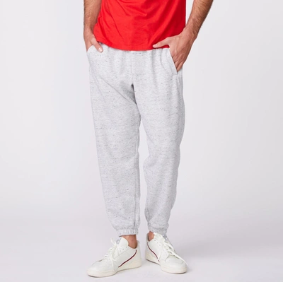 Monrow Vintage Weekend Sweats In Heather Grey