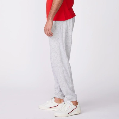 Monrow Vintage Weekend Sweats In Heather Grey