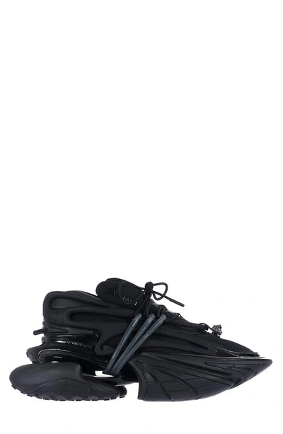 Shop Balmain Unicorn Low Top Sneaker In Black