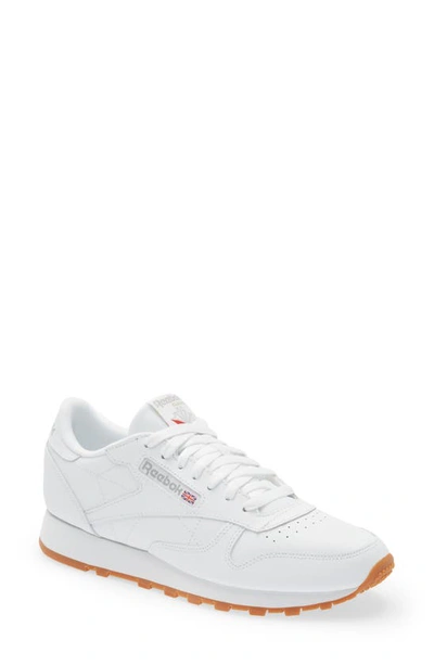 Shop Reebok Classic Sneaker In White/ Pure Grey/ Rubber Gum