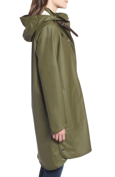 Shop Ilse Jacobsen Hooded Raincoat In Army