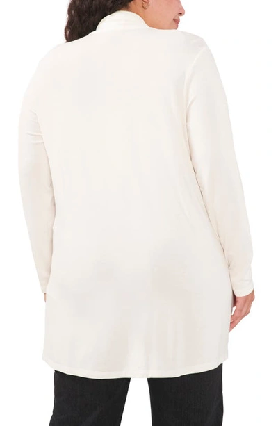 Shop Vince Camuto Open Front Cardigan In New Ivory