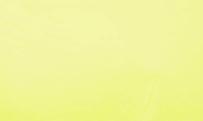 Shop Versace Greca Border Triangle Bikini Top In Acid Yellow Black