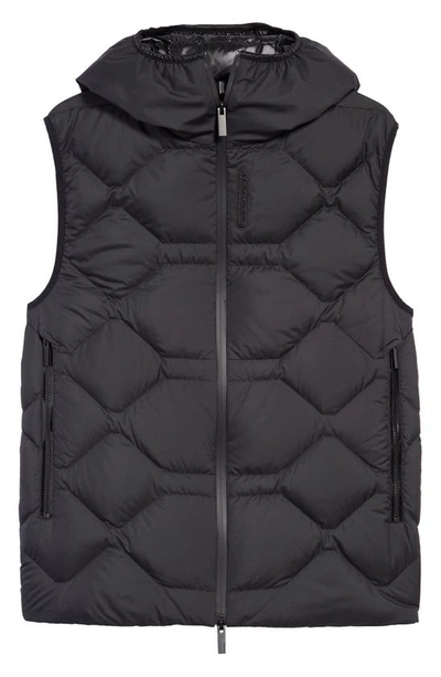 Shop Moncler Atik Quilted Recycled Ripstop Down Vest In Black