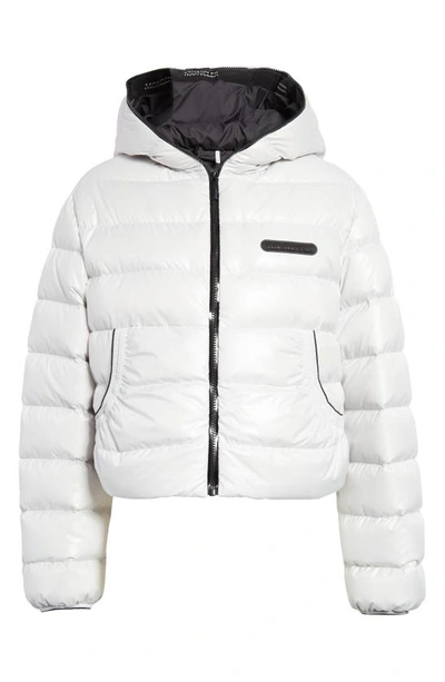 Shop Moncler Nere Quilted Down Jacket In Grey