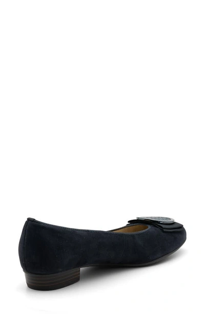 Shop Ara Bambi Flat In Blue