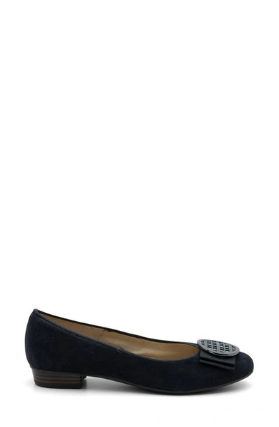 Shop Ara Bambi Flat In Blue