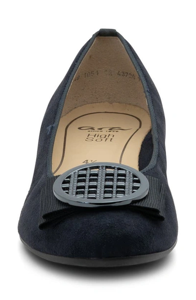 Shop Ara Bambi Flat In Blue