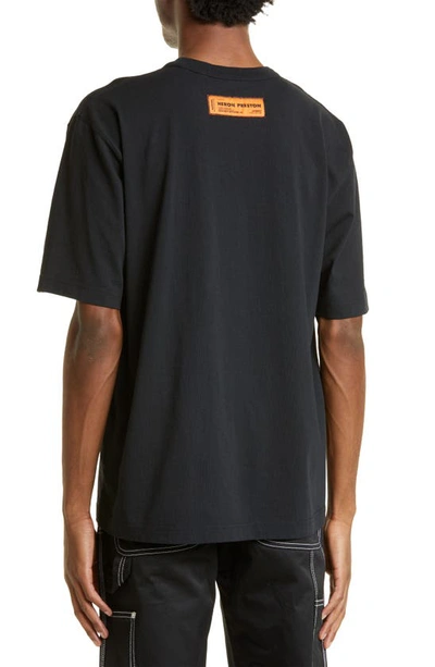 Shop Heron Preston Logo Graphic Tee In Black White