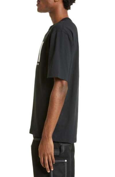 Heron Preston Logo Graphic Tee In Black White